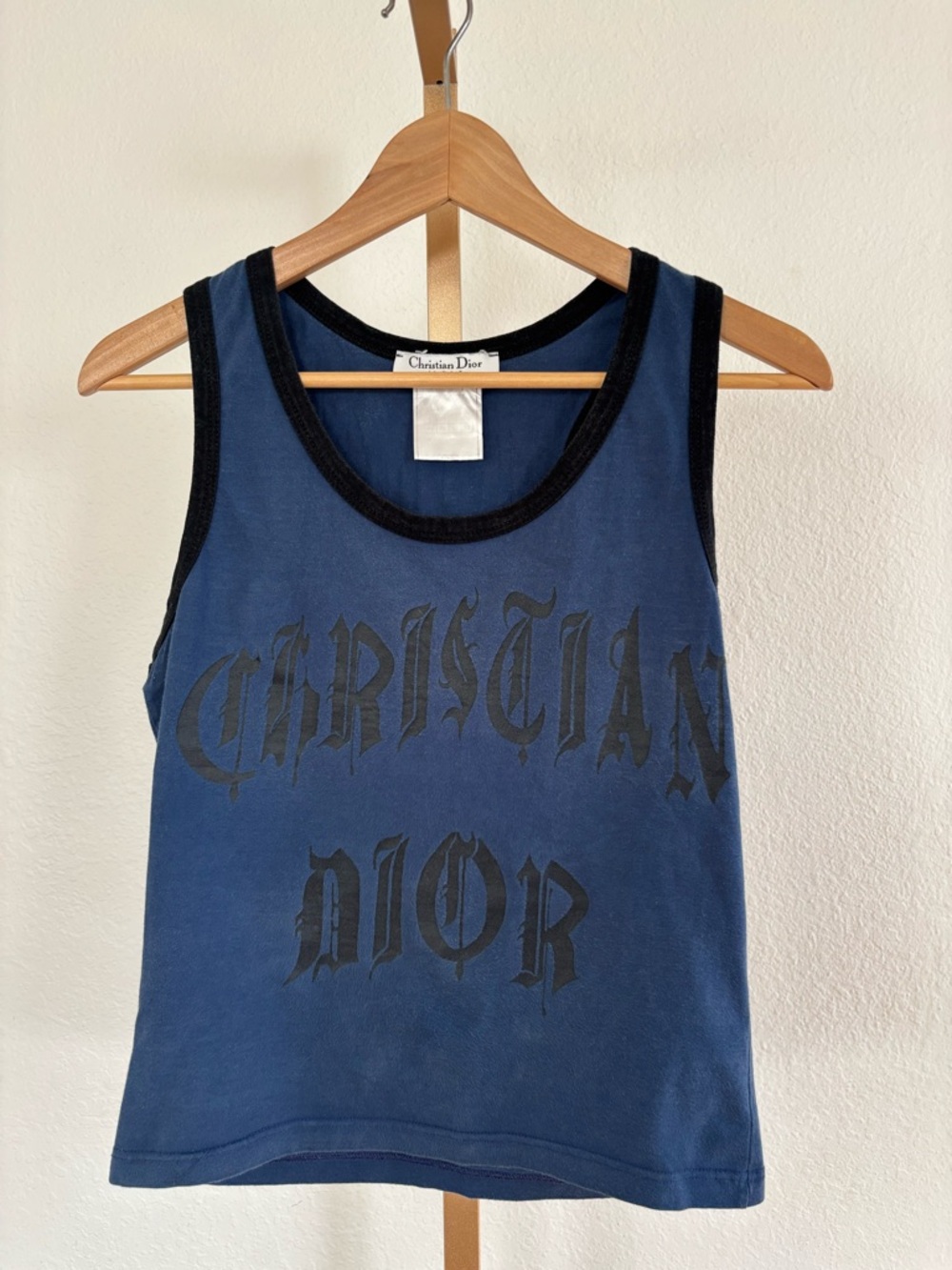 SS02 Dior by John Galliano ‘1947’ Gothic Sleeveless Tank Top, size M